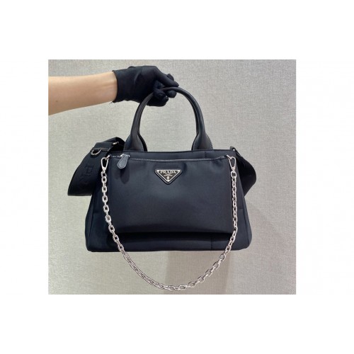 Prada 1BG364 3Way Handbag Shoulder Bag in Black Nylon