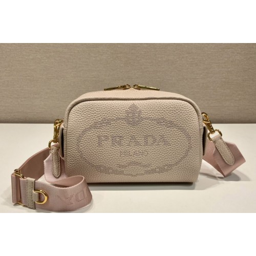 Prada 1BH187 Leather Bag in Pink Leather