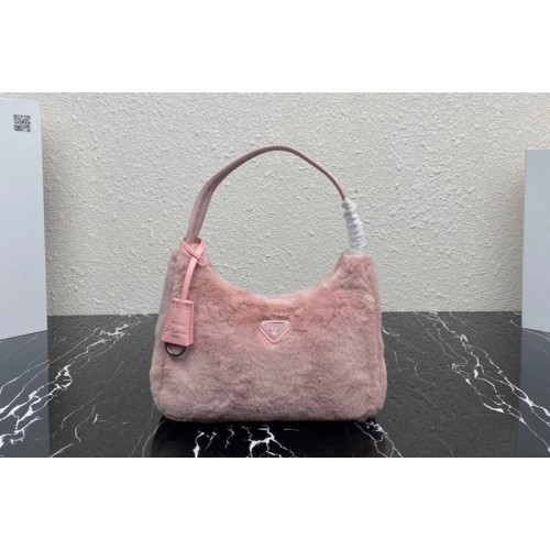 Prada 1NE515 Re-Edition 2000 Terry mini-bag in Pink Terry