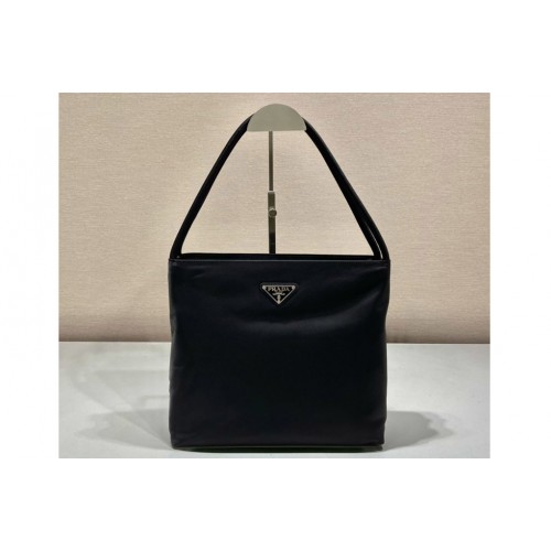 Prada B6246 Medium Tote Nylon Bag in Black Nylon