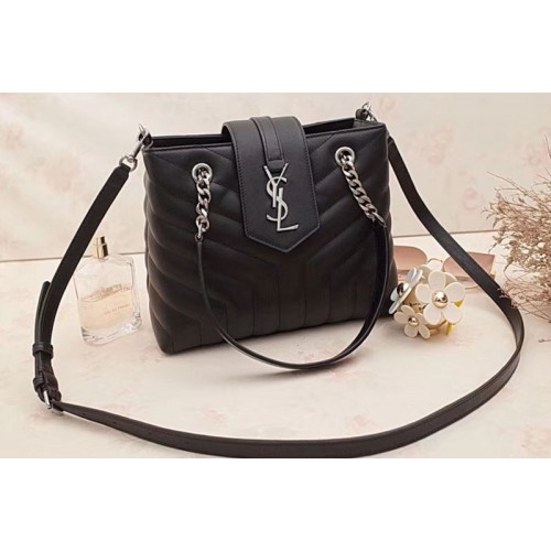 YSL Small Loulou Shopping Bag Black