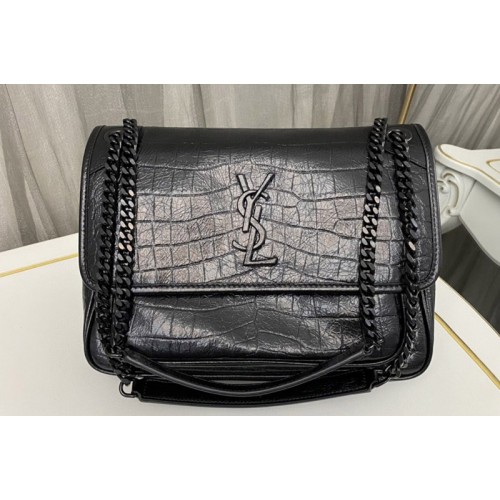 YSL NIKI MEDIUM Bag IN CROCODILE-EMBOSSED LEATHER YSL NIKI MEDIUM Bag IN CROCODILE-EMBOSSED LEATHER
