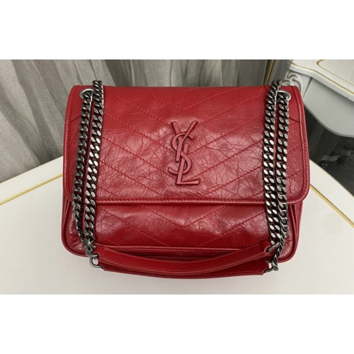 YSL NIKI MEDIUM bag IN Red VINTAGE LEATHER YSL NIKI MEDIUM bag IN Red VINTAGE LEATHER