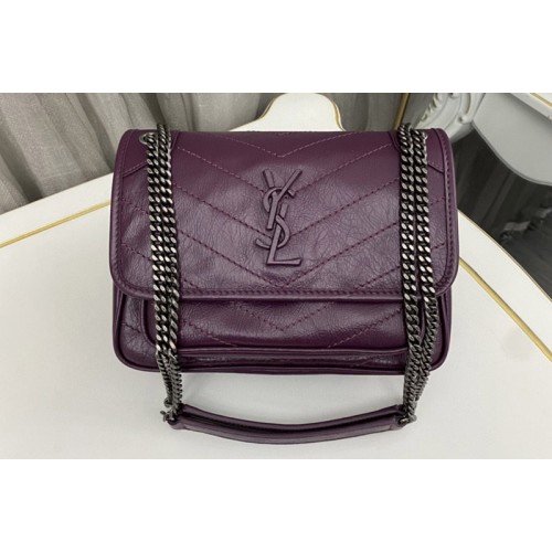 YSL NIKI Baby bag IN Purple VINTAGE LEATHER YSL NIKI Baby bag IN Purple VINTAGE LEATHER