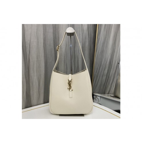 YSL LE 5 A 7 SOFT SMALL bag IN White SMOOTH LEATHER YSL LE 5 A 7 SOFT SMALL bag IN White SMOOTH LEATHER