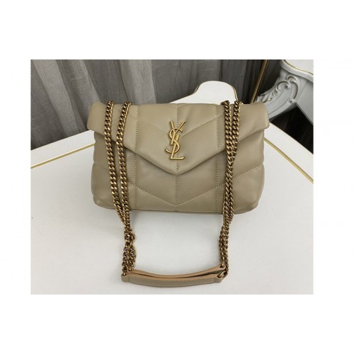 YSL TOY PUFFER Bag IN Beige LEATHER YSL TOY PUFFER Bag IN Beige LEATHER