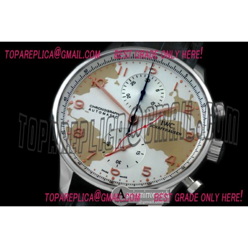 IWC Portuguese Chrono SS/LE Desert White A-7750