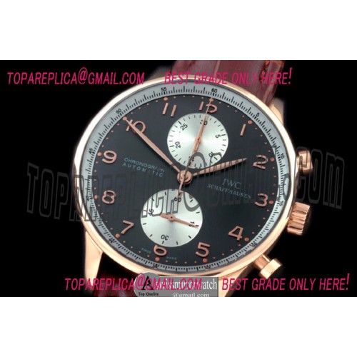 IWC Portuguese Chrono RG/LE Grey A-7750 New Improved 29J Version