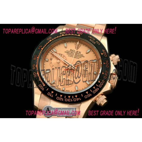 Rolex Daytona 2013 RG/RG Gold Stick A-7750 Sec@6 Rolex Daytona 2013 RG/RG Gold Stick A-7750 Sec@6