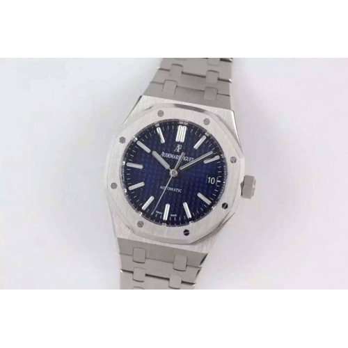 Audemars Piguet Royal Oak 37mm 15450 SS JF 1:1 Best Edition Blue Dial on SS Bracelet A3120