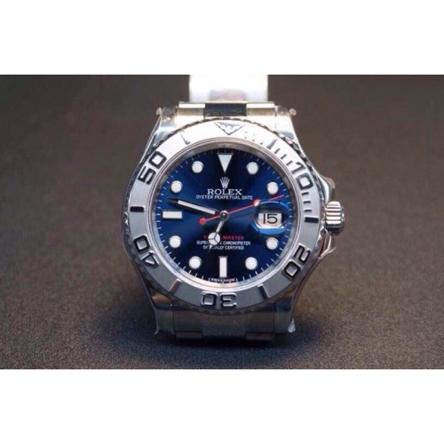Rolex Yacht-Master 116622 JF Blue Dial on SS Bracelet A2836 V2