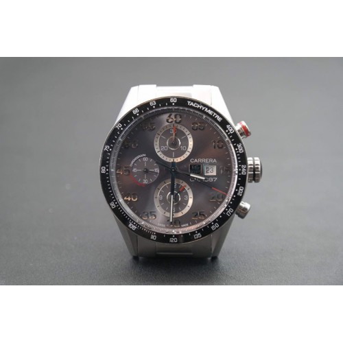 Tag Heuer Carrera Calibre 1887 SS V6F 1:1 Best Edition Ceramic Bezel Gray Dial on SS Bracelet CAL1887