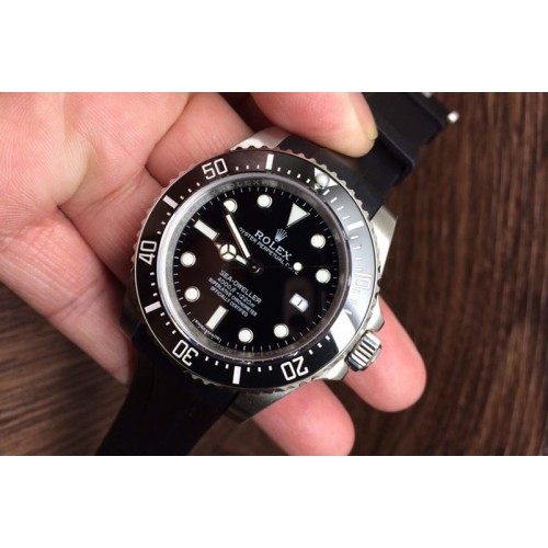 Rolex Sea-Dweller 116600 Black Ceramic 1:1 Noob Best Edition A2836