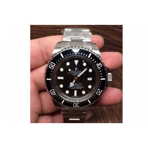 Rolex Sea-Dweller DEEPSEA 116660 Black Ceramic 1:1 Noob Best Edition A3135