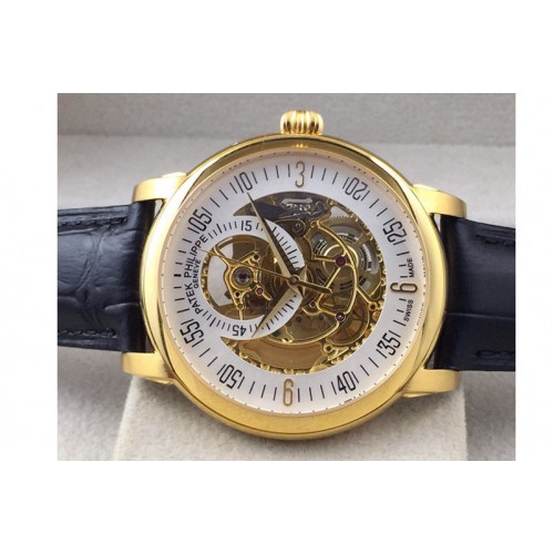 Patek Philippe Calastrava Skeleton YG/LE White A2824 Patek Philippe Calastrava Skeleton YG/LE White A2824