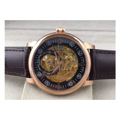 Patek Philippe Calastrava Skeleton RG/LE White Black Patek Philippe Calastrava Skeleton RG/LE White Black