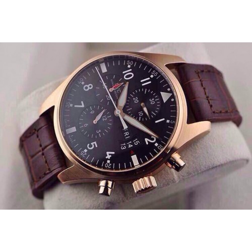 IWC 377701 Pilot Chrono RG/LE Black A-7750 IWC 377701 Pilot Chrono RG/LE Black A-7750