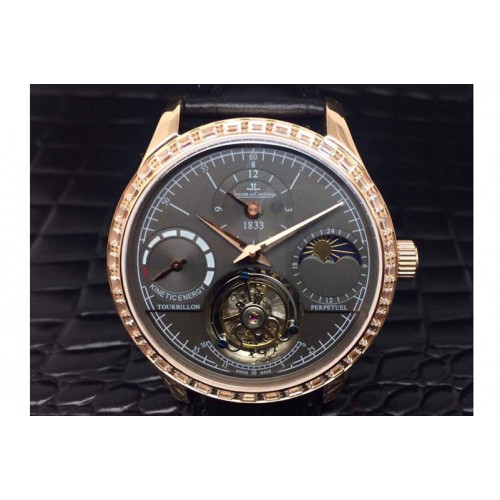 Jaeger-LeCoultre Tourbillon Moonphase/PR RG/LE Black Dails Jaeger-LeCoultre Tourbillon Moonphase/PR RG/LE Black Dails