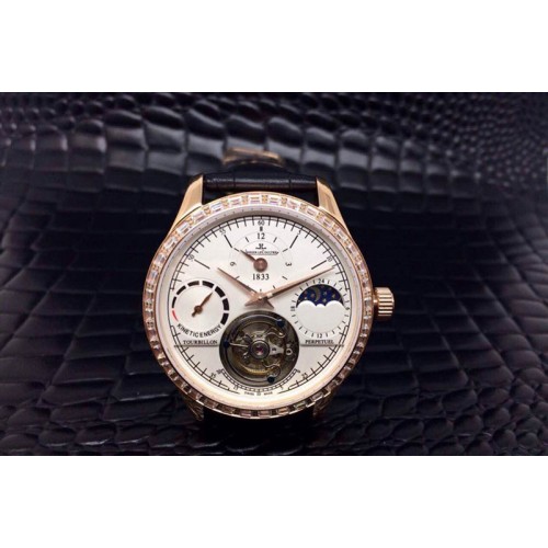 Jaeger-LeCoultre Tourbillon Moonphase/PR RG/LE White Dails Jaeger-LeCoultre Tourbillon Moonphase/PR RG/LE White Dails
