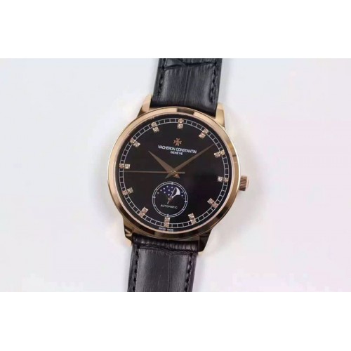 Vacheron Constantin Moonphase 81180 RG/LE Black Dials Cal.2450SC
