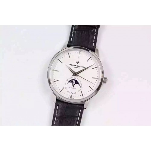Vacheron Constantin Moonphase 81180 SS/LE White Dials Cal.2450SC
