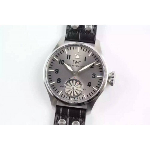 IWC Big Pilot "Markus Buhler" IW5003 Turbine Movement V6F Best Edition Grey dial on leather strap IWC Big Pilot "Markus Buhler" IW5003 Turbine Movement V6F Best Edition Grey dial on leather strap