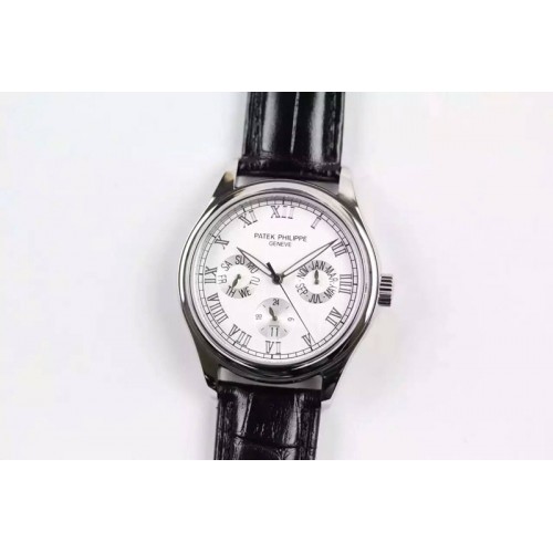 Patek Philippe Calendar 40mm SS/LE White Dials Cal.324