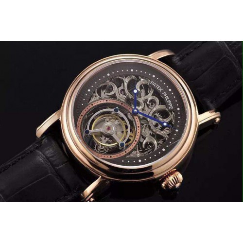 Patek Philippe Skeleton Tourbillon RG/LE Black Dial Patek Philippe Skeleton Tourbillon RG/LE Black Dial