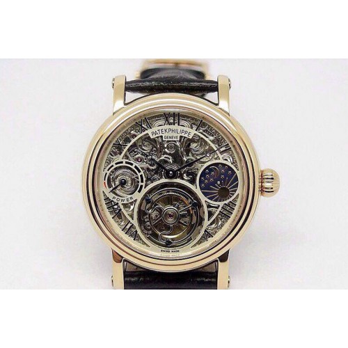 Patek Philippe Skeleton Tourbillon Moonphase/PR RG/LE