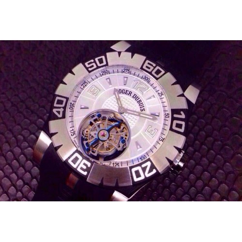 Roger Dubuis Chronoexcel Tourbillon SS/RU White Flying Tourbillon