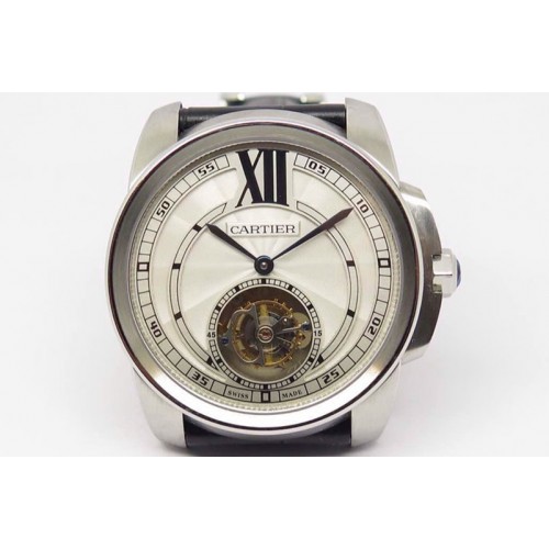 Cartier Calibre de Cartier Tourbillon SS/LE White Flying Tourbillon
