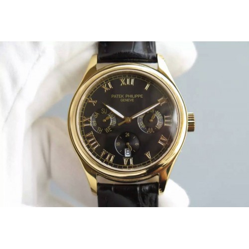 Patek Philippe Calendar 40mm YG/LE Black Dials Cal.324