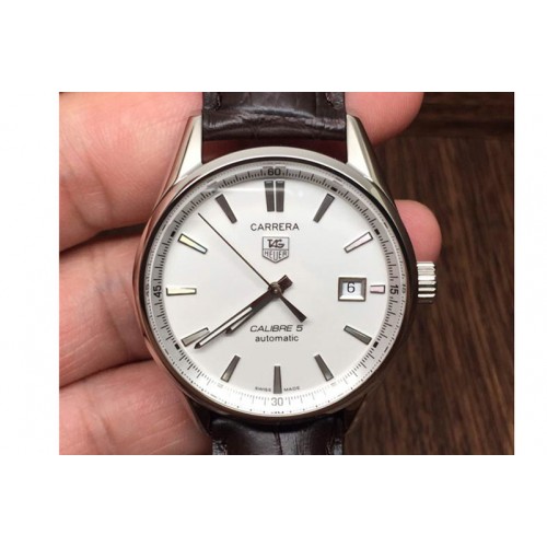 Tag Heuer Carrera Calibre 5 SS/LE White Dial
