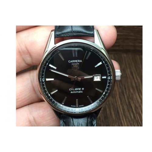 Tag Heuer Carrera Calibre 5 SS/LE Black Dial