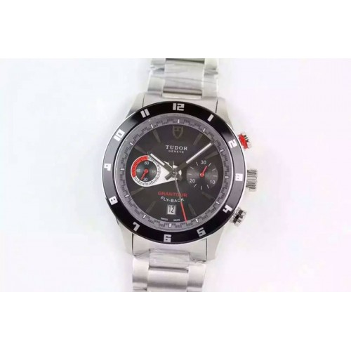 Tudor Grantour Fly-Back 42mm SS/SS Black Dail A7750 Tudor Grantour Fly-Back 42mm SS/SS Black Dail A7750