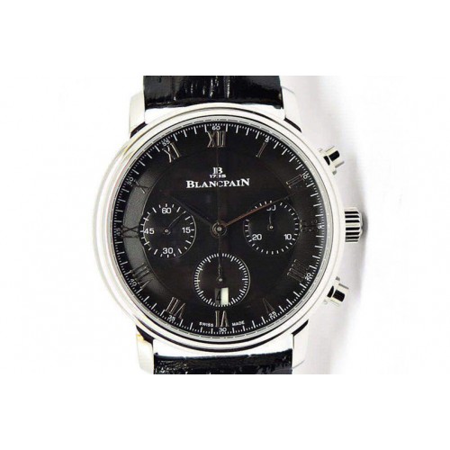 Blancpain SS/LE Asian 7750 Black dial