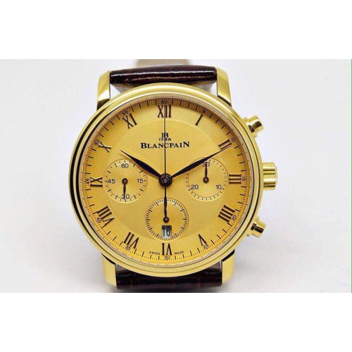 Blancpain RG/LE Asian 7750 Gold dial