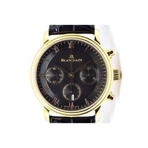 Blancpain RG/LE Asian 7750 Black dial