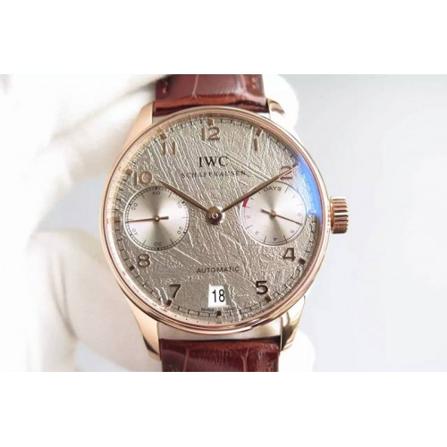 IWC Pilot Chrono SS 3878 Gray Dial White Sub Dials on Brown Leather Strap A7750 IWC Pilot Chrono SS 3878 Gray Dial White Sub Dials on Brown Leather Strap A7750