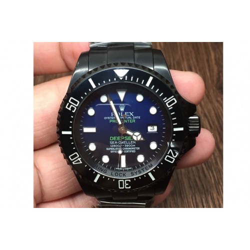 Rolex Sea-Dweller PVD DEEPSEA 116660 "D-BLUE" 1:1 Noob Best Edition A2836 V2 Rolex Sea-Dweller PVD DEEPSEA 116660 "D-BLUE" 1:1 Noob Best Edition A2836 V2