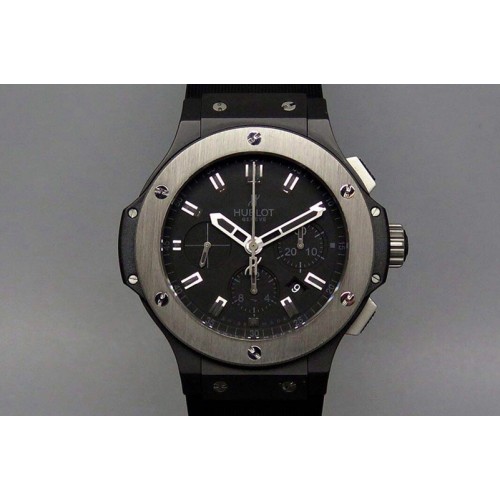 Hublot Big Bang 44mm Full Ceramic Evolution Ice Bang on Rubber Strap HUB4104
