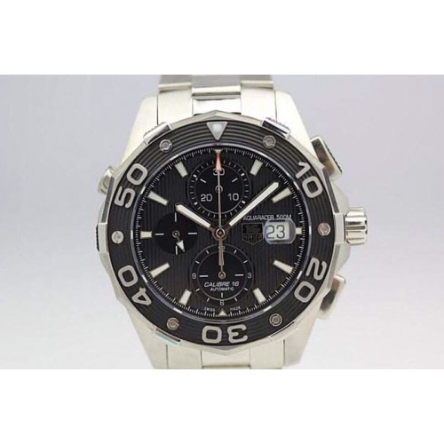 Tag Heuer Aquaracer 500m Chrono SS/SS Black A-7750