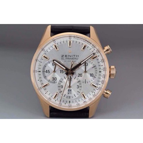 Zenith El Primero Chrono Asian 7750 SS/LE White Zenith El Primero Chrono Asian 7750 SS/LE White