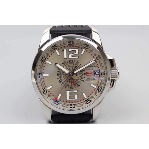 Chopard Mille Miglia GMT Gray Dial on Black Rubber Strap A7750 Chopard Mille Miglia GMT Gray Dial on Black Rubber Strap A7750