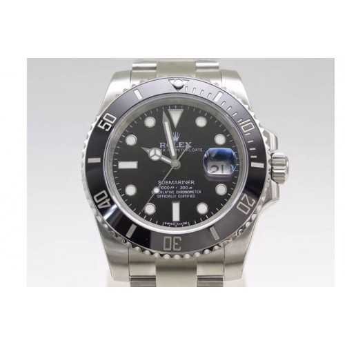 Rolex 2016 Submariner 116610 LN Black Ceramic V6S A2836 1:1 Noob Best Edition