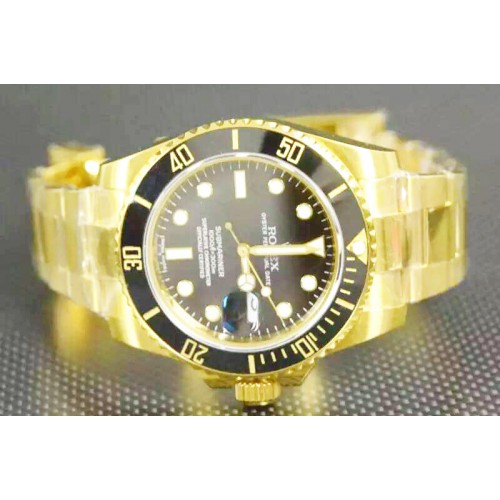 Rolex Submariner BP 116618LN Black Full YG Wrapped Swiss ETA 2836 Rolex Submariner BP 116618LN Black Full YG Wrapped Swiss ETA 2836