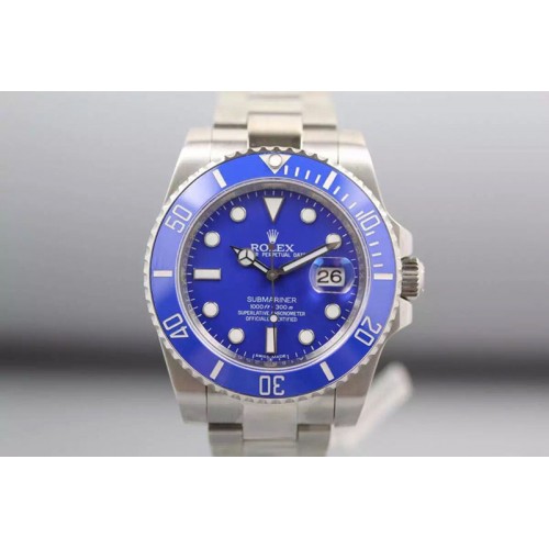 Rolex Submariner 116619 LB Blue Ceramic 1:1 JF Best Edition A2836