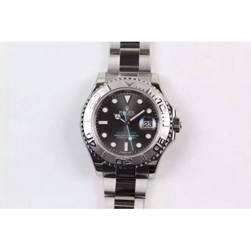 Rolex Yacht-Master 116622 JF New version Gray Dial on SS Bracelet S2824