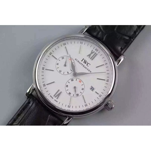 IWC Portofino Automatic SS/LE White Dial MIYOTA 8219 IWC Portofino Automatic SS/LE White Dial MIYOTA 8219