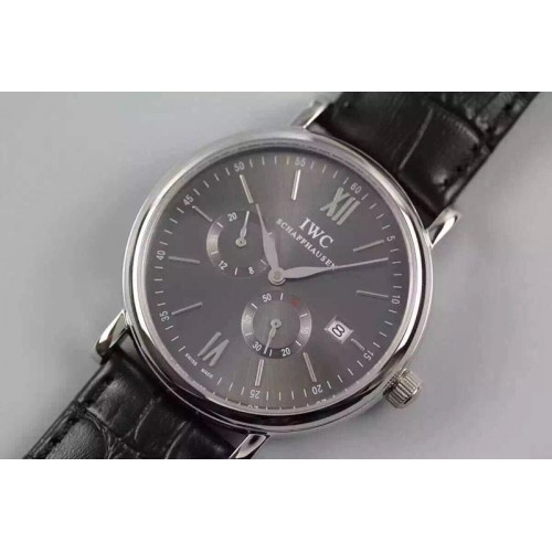 IWC Portofino Automatic SS/LE Grey Dial MIYOTA 8219